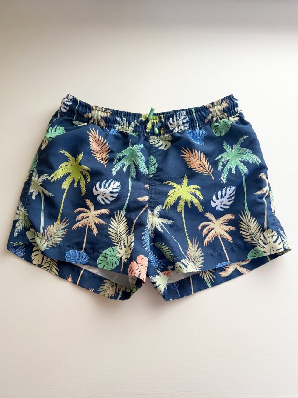 Zara Swim Trunks • Palm Trees • 6/7 Years